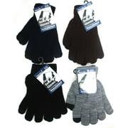 2 Pair Touch Sensitive Gloves Screen Smartphone Texting Winter Knit Warm Mitts