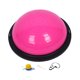 thumbnail image 3 of Banco de equilibrio infantil, plataforma de ejercicios con forma de media cúpula y bandas de resistencia. Rosa, 3 of 8