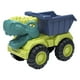 thumbnail image 2 of Dinosaurios de plástico Transporte de coches Dinosaurios Coche Juguetes Niños Juguetes de simulación Dinosaurio Camión de la basura, 2 of 5