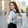 thumbnail image 6 of FORMRS Mini Backpack Purse for Women Quilted Travel Daypack Casual Shoulder Bag, Seaside Boat, 6 of 7