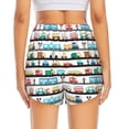 thumbnail image 2 of Lsque Funny Transport Printed Women's Running Shorts with Liner Pockets,Elastic Quick Dry Workout Athletic Gym Yoga Shorts,Womens High Waist Shorts-Small, 2 of 9