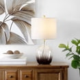 thumbnail image 2 of SAFAVIEH Remzi 23 in. H Glass Table Lamp, Ombre Grey, 2 of 5