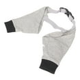 thumbnail image 4 of Protector de codo para perro, transpirable, ajustable, para calentar las articulaciones, para cachorros, color gris y negro, talla L, 4 of 14