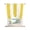 Yellow, variant on Cream Striped Tie Up Curtains for Kitchen Windows,Adjustable Rod Pocket Valance 63 Inch Long, Vertical Stripe Boho Minimalist Country Window Treatment Balloon Roman Blind Shade, 42" x 63"