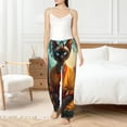 thumbnail image 4 of Sikiie Moonlit Hairless Cat Monk Women’s Ultra-Soft Comfy Lounge Pants Sleepwear Comfy Lounge Pants Drawstring Sleep Bottoms with PocketsX-Large, 4 of 6