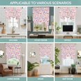 thumbnail image 6 of Colorful Polka Dot Tie Up Curtain Valance for Window, Adjustable Rod Pocket Window Curtains Shades, Rainbow Watercolor Polka Dots Light Filtering Valance Drapes for Cafe Living Room Bedroom 42"x54", 6 of 9