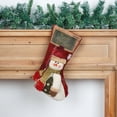 thumbnail image 1 of Fiudx Media Navideña, Diseño Vintage, Material Suave E Hipoalergénico, Decoración para Árbol de Navidad, Ideal para Fiestas, Bolsa de Regalo Multiusos, 1 Unidad Por Paquete, 1 of 2