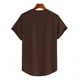 thumbnail image 2 of Playera Azul Hombre Camiseta Corte Bajo Curvo, 2 of 3