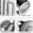 thumbnail image 3 of Stainless steel kettle,Pot 350ml/800ml/1000ml French Maker Stainless Steel French Press Coffee French Pr Coffee Yaliya Maker Stainl Steel Rookin, 3 of 7