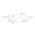 thumbnail image 2 of Raindrops Kitchen Storage Rack Wall Shelf Acrylic for Dorm Home Organization 1Pack, 2 of 8