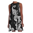 thumbnail image 1 of RKSTN Robe d'Été pour Femmes, Robe Mode pour Femmes à Col Rond Ample et Surdimensionnée, Robe Midi Décontractée Sans Manches, Robes de Plage, Robes Grande Taille pour Femmes, 1 of 5