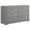 Grey High Gloss - Dresser, variant on Ives 6-drawer Dresser Cabinet Grey High Gloss