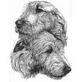 thumbnail image 3 of CafePress - Irish Wolfhound Pajamas - Women's Dark Pajamas, 3 of 4