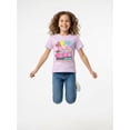 thumbnail image 5 of Barbie Girls Dream Driver Graphic T-Shirt with Short Sleeves, Sizes 4-16, 5 of 7