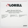 thumbnail image 5 of Lorell, LLR60989, 13-1/4" Round Quartz Wall Clock, 1, 5 of 7