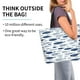 thumbnail image 2 of Balery Blue Fish Bolsa Tote Estilo Estético con Cremalleras, Bolsa de Hombro, Bolsa de Compras Grande y Plegable, 2 of 8