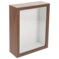 thumbnail image 1 of OULII Shadow Box Frame Coffee Wood Acrylic Creative Dried Flower Box for Office Decoration 1Pack, 1 of 8