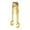 Gold, variant on Food Clipware for Kitchen Use, Compact Tongs 4 Inch Open Mouth Set for Handling Small Items and Candy, 4.1*0.7 in, Gold