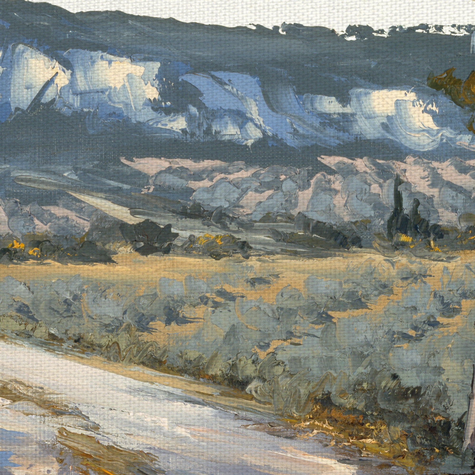 Masterpiece Art Gallery Farmhouse Nature Path IV By Raymond Gizzi Canvas Art Print 30" x 40"
