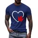 thumbnail image 3 of Camisas de Manga Corta para las Mujeres Impresión de Manga Corta Cuello Redondo, Camisa Casual de Poliéster para las Mujeres, Lavado de Manos, 3 of 6