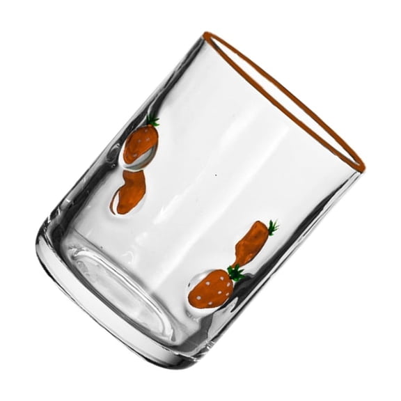 High Quality Fruit Styles Glass Cup Durable Construction for Hot and Cold Drink Easy to Cleaning Dishwasher Compatible