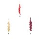 thumbnail image 4 of Injueey Guirnalda de verduras artificiales para cocina de Hotel en casa, colgante de pared de salón, planta de resina de simulación, adorno Kits de decoración para fiestas Ajo Morado, 4 of 6