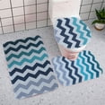 thumbnail image 1 of XYAIYT 3 Piece Bathroom Carpet Set Super Soft Non Slip Bathtub Rug and Absorbent Bath Mat for Home Use Long Lasting Machine Washable Includes Small Medium and Large Mats, 1 of 7