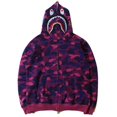 thumbnail image 4 of [En Stock] Nueva Chamarra BAPE Camuflaje Tiburón Con Capucha Casual Hombres Mujeres Cremallera Suéterpangjing, 4 of 4