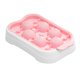 thumbnail image 1 of Bewildely ¡Bandeja de molde de hielo! Contenedor de caja de almacenamiento de bandeja de cubitos de hielo Cocina y Comedor Rosa, 1 of 6