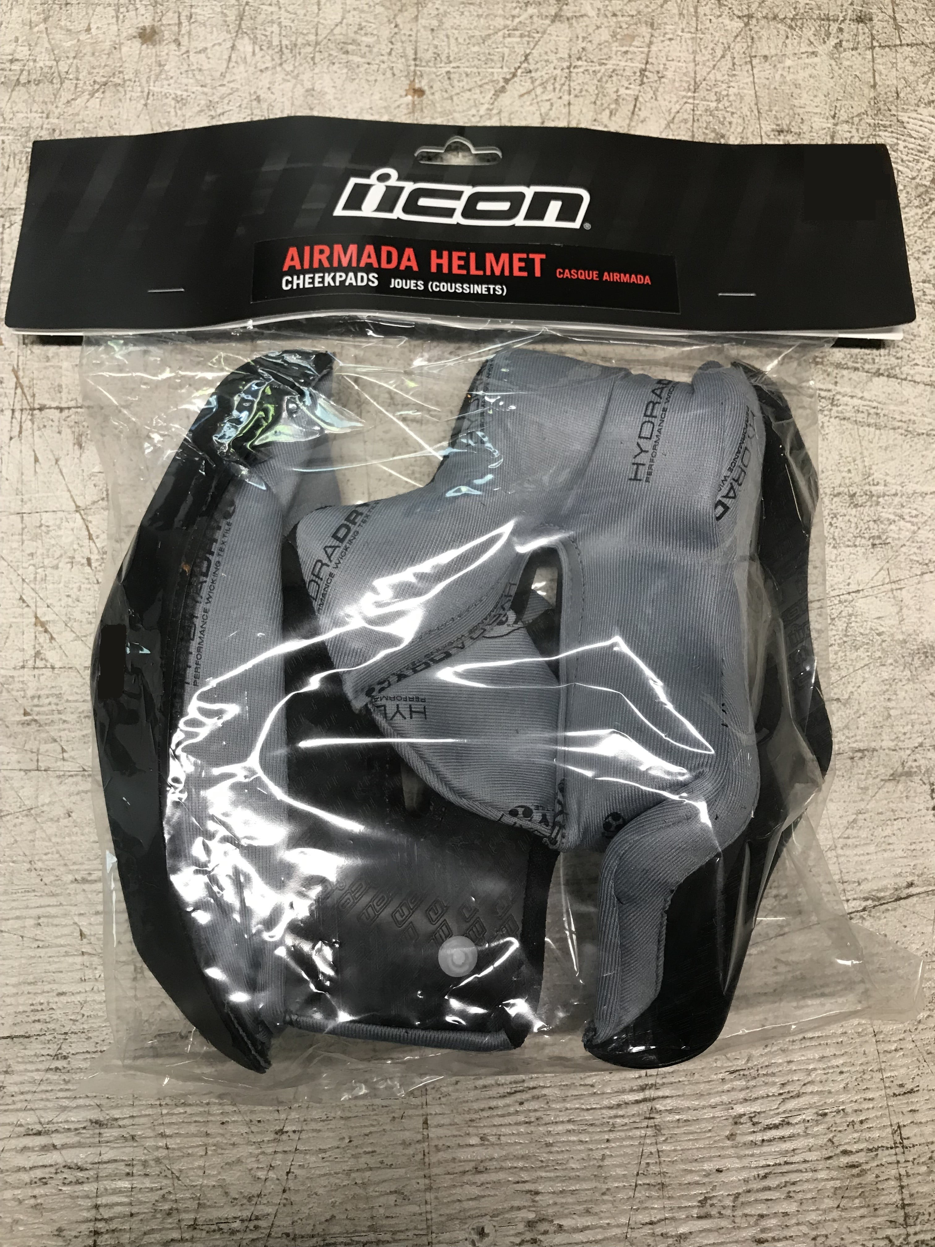 Icon Cheek Pads for Airmada Helmet Black 25mm XS 01341396