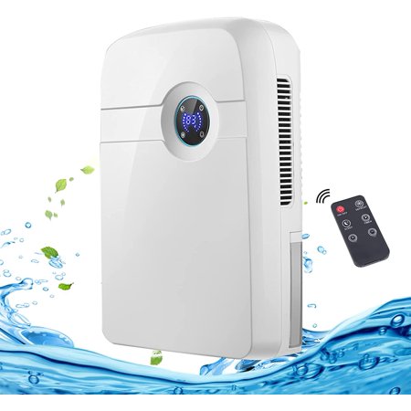 

TFCFL Portable Dehumidifier with Drain Hose 2.5L Water Tank for Kitchen Bedroom Bathroom(Remote Control)