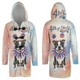 thumbnail image 3 of 4th of July Boston Terrier Celebrates Independence Day All Over Print 3D Hooded Duffle Toggle Coat Gentleman Dog Lover Gifts - 12010, 3 of 6
