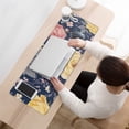 thumbnail image 3 of Long Mouse Pads for Desk,Pioneer Flower Floral Print Pattern Desk Mats on Top Of Desks, Desk Mouse Pad Extra Large with 3mm Non-Slip Base and Stitched Edge for Gaming,Office,Work,Home 31.5"x11.8", 3 of 6