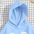 thumbnail image 5 of Abtuhar Fall Hooded Pullover Sweatshirt for Kids Girls Solid Long Sleeve Tops for 1-10 Years, 5 of 5