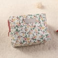 thumbnail image 4 of Fashion Organizer Case Cosmetic Cases For Women Travel Organizer Lipsticks Bag Student Wash Pouch Storage Toiletry Bag Canvas Cosmetic Bag Makeup Bags Flower A, 4 of 8