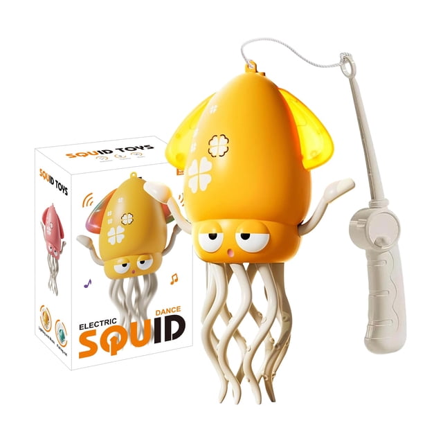 Pulpo robótico interactivo BEBESIRI Yellow con música