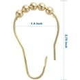 thumbnail image 2 of Shower Curtain Rings,gold Shower Curtain Hooks for Shower Curtain, 2 of 4