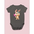 thumbnail image 3 of Bunny With A Mirror Bodysuit Infant -Image by Shutterstock,  18 Months, 3 of 4