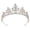 B, variant on Silver Princess Headband Heart Rhinestone for Women Birthday Party Rhinestones Headbands Bride Wedding Headpieces