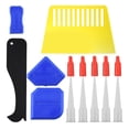 thumbnail image 1 of MasteelfCA 15 Pcs/Ensemble Spatule en Verre Racloir à Colle pour Couture Kit d'Outils d'Embellissement, 1 of 8