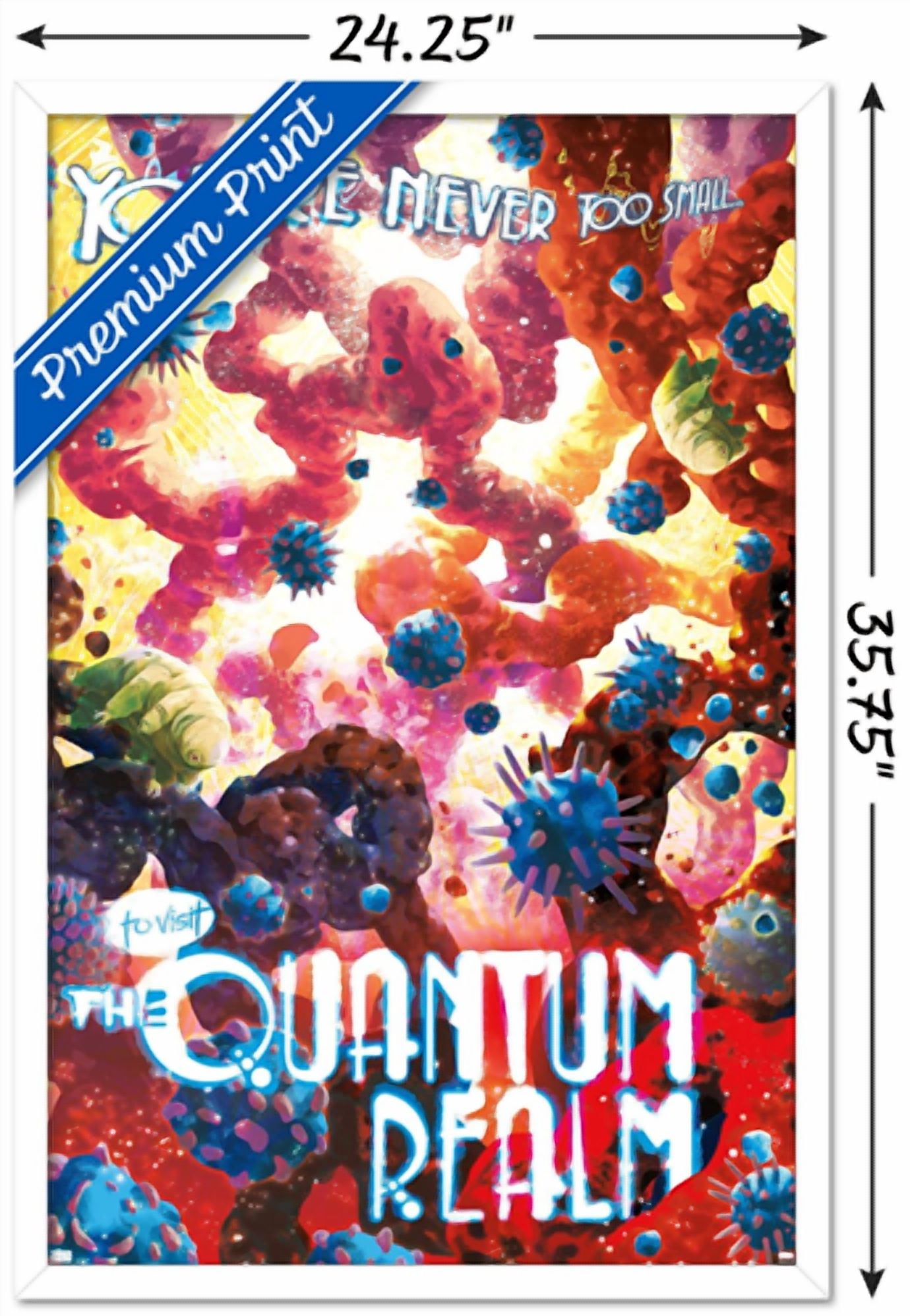 Marvel: Hero Lands - Quantum Realm Wall Poster, 22.375" x 34" Framed
