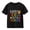 Black, variant on Coerni Kids 100 Days of School Letter Graphic Shirt Kindergarten Short Sleeve Tees 100th Day of School Boys T-Shirt Tops