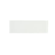 WS Tiles - Premium Snow White 4 in. x 12 in. Individual Glass Subway Wall Tile (5 sq. ft / Case)