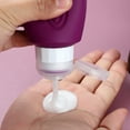 thumbnail image 4 of Micebay Leak-Proof 6-oz Silicone Squeezable Travel Bottles for Toiletries, Refillable Travel Size Containers, BPA Free, TSA Approved, Dark Purple, 4 Pack, 4 of 10
