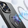 thumbnail image 4 of Funda con soporte magnético y anillo giratorio para iPhone 11 Pro Max (negro), 4 of 5