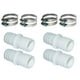 thumbnail image 5 of Conversión de manguera de piscina, accesorios adaptadores de manguera de piscina, fácil de usar, reemplaza la manguera 4 adaptador 8 Abrazadera, 5 of 9