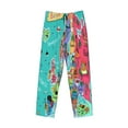 thumbnail image 4 of Kll Mens Pajama Pants For Men,Mens Lounge Pants,Funny Gifts For Men,Men'S Pajama Bottoms-Cartoon Map Of Europe, 4 of 9