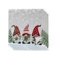 thumbnail image 2 of Christmas Winter Snowflake Gnome Table Mat Holiday Kitchen Dining Table Decor Placemat Wedding Party Decor Table Napkin, 2 of 4