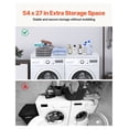 thumbnail image 3 of Washer Dryer Countertop Shelf, 54" Laundry Wood Top Cover Guard Organizer, 3 of 7