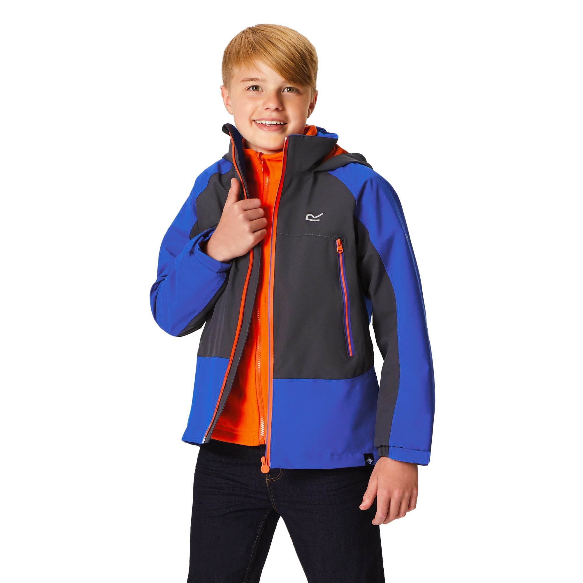 Regatta Hydrate II 3-in-1 Kids Jacket Waterproof Inner Fleece Girls Boys Coat